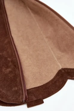 Zazoo Kozaki Ocieplane|Kozaki Wiosenne*Skórzane Zamszowe Kozaki Kowbojki Ocieplane 4224 Czekoladowe Brązowy