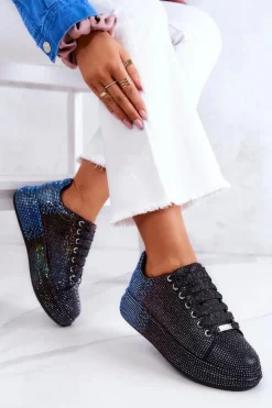 Outlet GOE Sneakersy Buty Sportowe Dżety JJ2N4050 Czarne