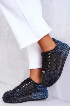 Outlet GOE Sneakersy Buty Sportowe Dżety JJ2N4050 Czarne