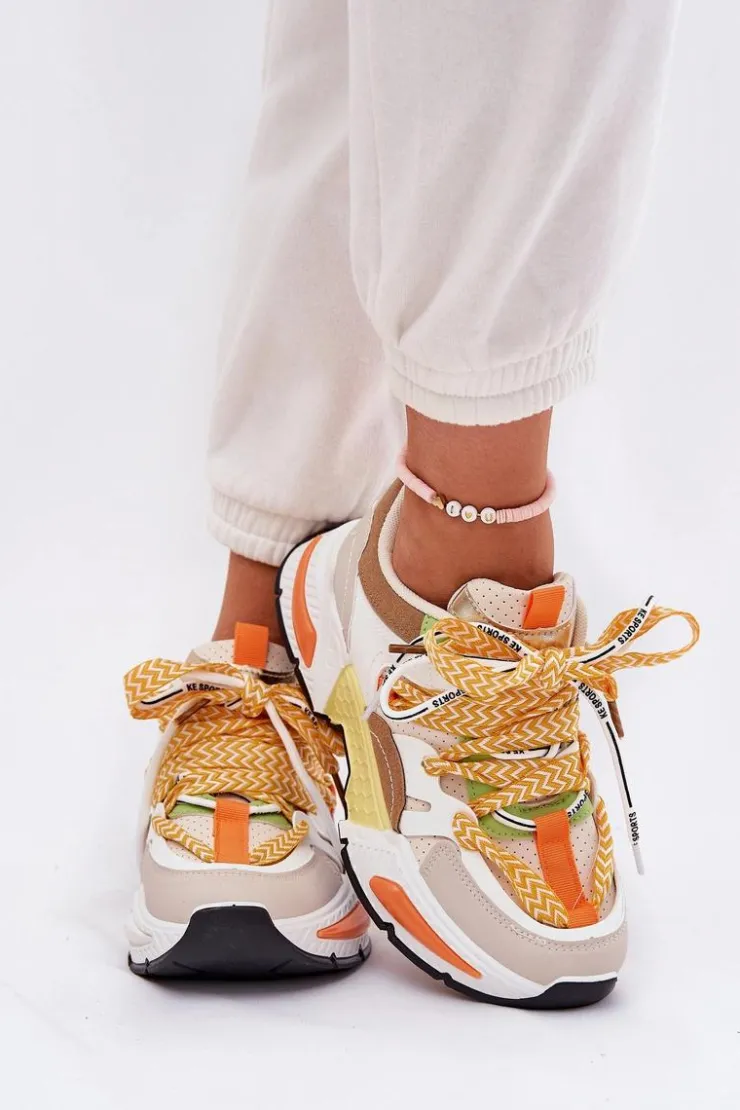 Boto Buty Sportowe Na Platformie|Sneakersy Damskie*Sneakersy Buty Sportowe Damskie Z Podwójnym Sznurowaniem Multikolor Efobell
