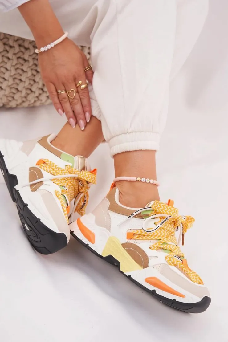 Boto Buty Sportowe Na Platformie|Sneakersy Damskie*Sneakersy Buty Sportowe Damskie Z Podwójnym Sznurowaniem Multikolor Efobell
