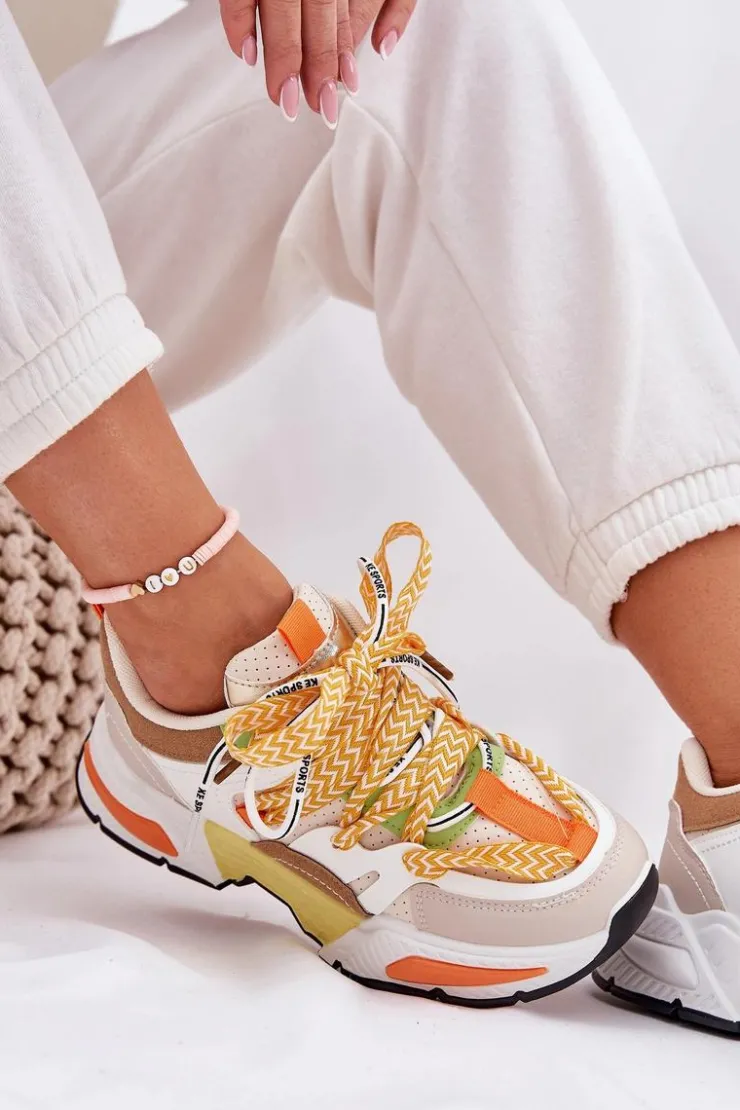 Boto Buty Sportowe Na Platformie|Sneakersy Damskie*Sneakersy Buty Sportowe Damskie Z Podwójnym Sznurowaniem Multikolor Efobell