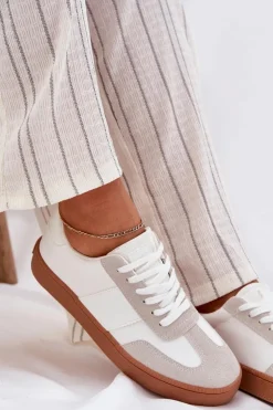 Damskie Big Star Shoes Sneakersy Damskie Big Star RR274804 Białe