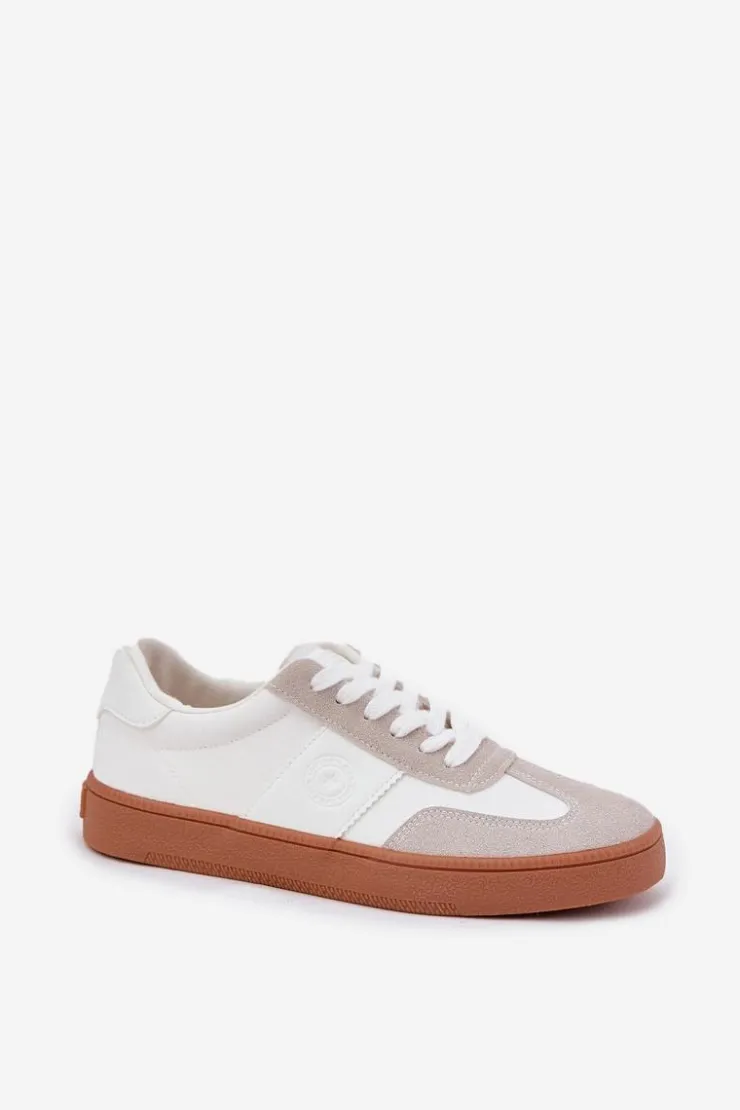 Damskie Big Star Shoes Sneakersy Damskie Big Star RR274804 Białe