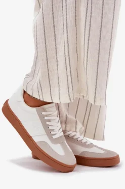 Damskie Big Star Shoes Sneakersy Damskie Big Star RR274804 Białe