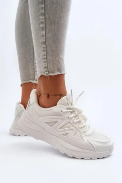 Online Big Star Shoes Sneakersy damskie Big Star NN274A084 Białe Biały