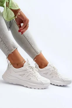 Online Big Star Shoes Sneakersy damskie Big Star NN274A084 Białe Biały