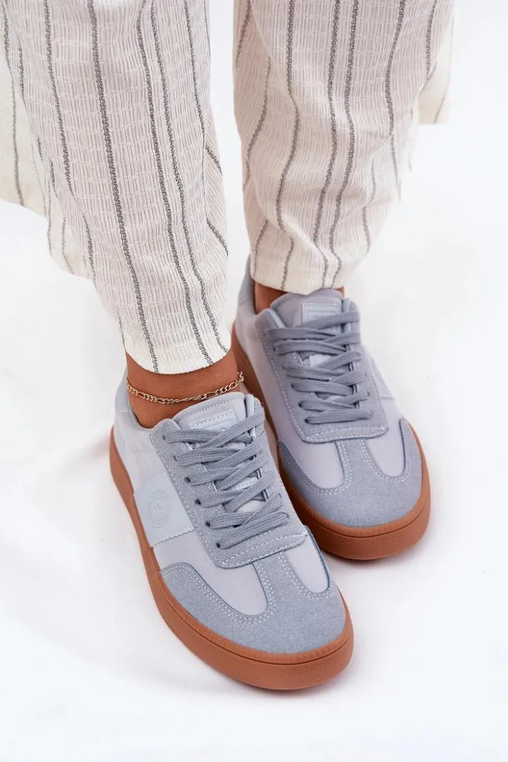 Big Star Shoes Buty Sportowe Big Star|Sneakersy Damskie*Sneakersy Damskie Big Star RR274805 e Niebieski