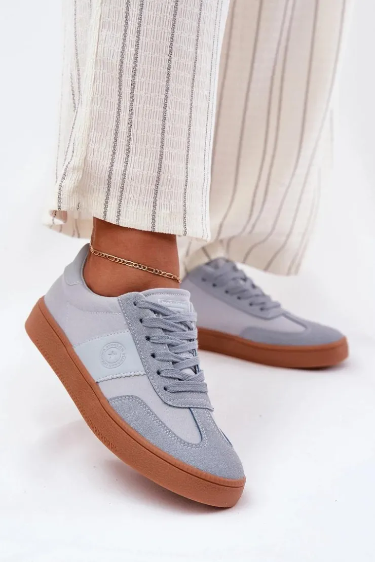 Big Star Shoes Buty Sportowe Big Star|Sneakersy Damskie*Sneakersy Damskie Big Star RR274805 e Niebieski