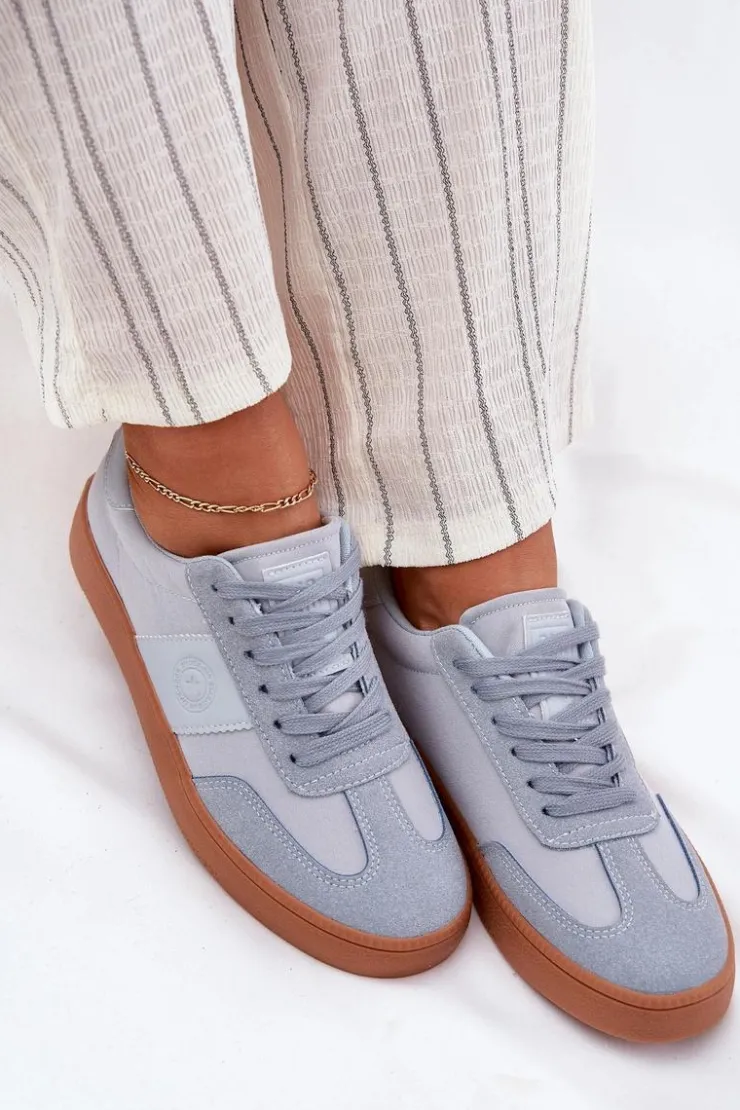 Big Star Shoes Buty Sportowe Big Star|Sneakersy Damskie*Sneakersy Damskie Big Star RR274805 e Niebieski