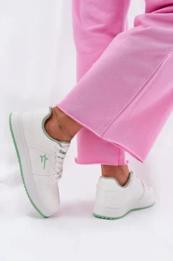 Damskie Big Star Shoes Sneakersy Damskie Big Star RR274A246 HI-POLY SYSTEM Białe