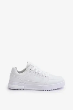 Big Star Shoes Buty Sportowe Na Platformie|Buty Sportowe Big Star*Sneakersy Damskie Big Star OO274A549 Hi-Poly System Białe Biały