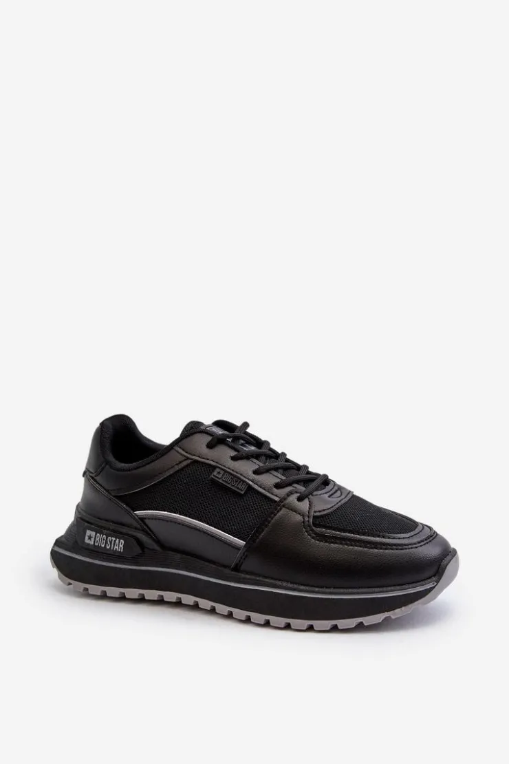 Damskie Big Star Shoes Sneakersy Damskie Big Star NN274A090 Czarne