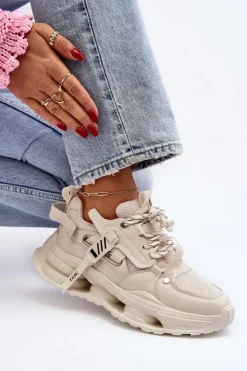 Damskie GOE Sneakersy Damskie NN2N4041 Beżowe