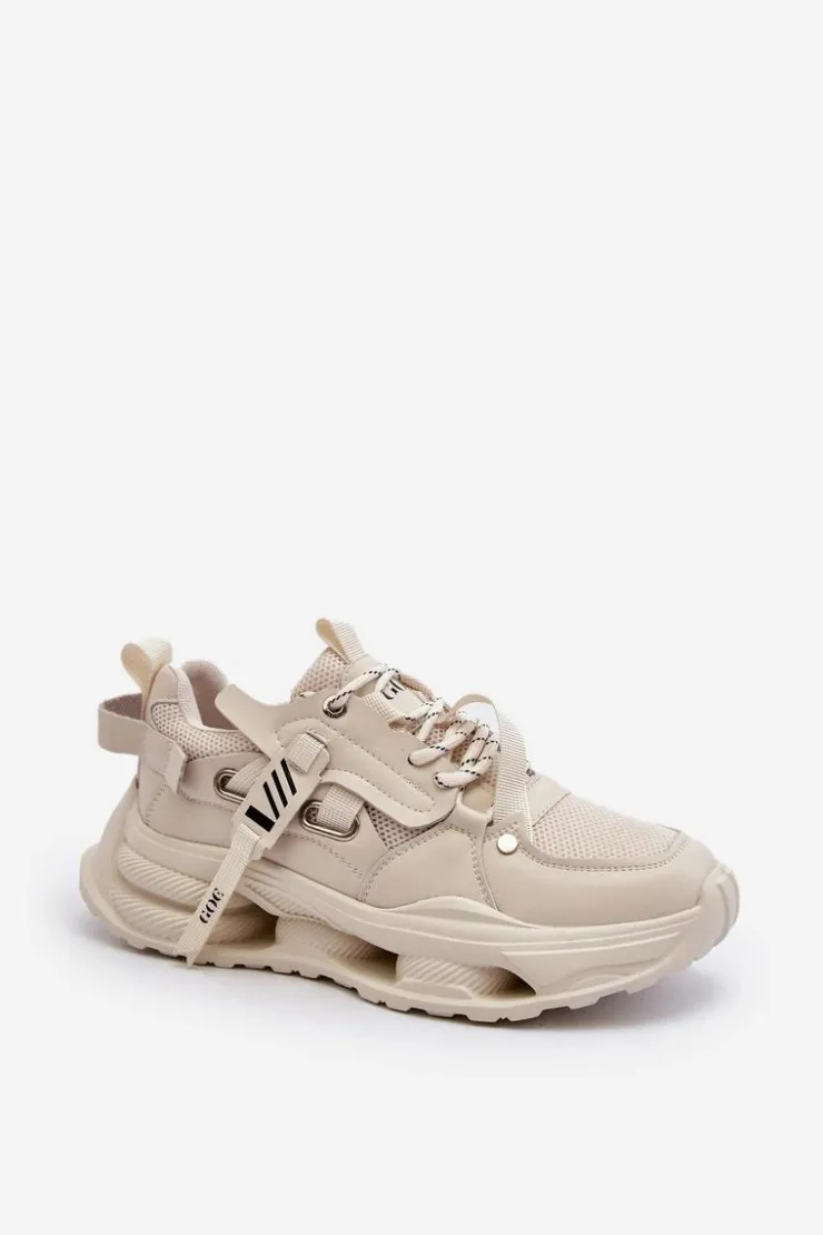 Damskie GOE Sneakersy Damskie NN2N4041 Beżowe