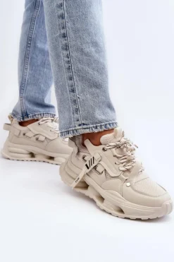 Damskie GOE Sneakersy Damskie NN2N4041 Beżowe