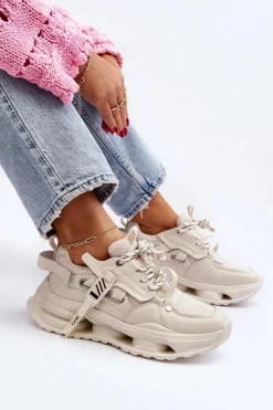 Damskie GOE Sneakersy Damskie NN2N4041 Beżowe