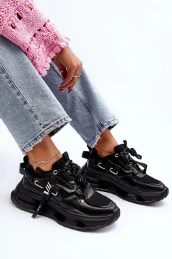 GOE Sneakersy Damskie*Sneakersy Damskie NN2N4040 Czarne Czarny