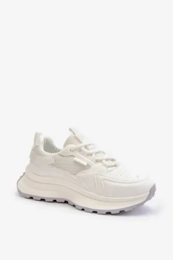 New Big Star Shoes Sneakersy Damskie HI-POLY SYSTEM Big Star NN274A107 Białe Biały