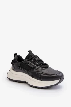 Damskie Big Star Shoes Sneakersy Damskie HI-POLY SYSTEM Big Star NN274A106 Czarne