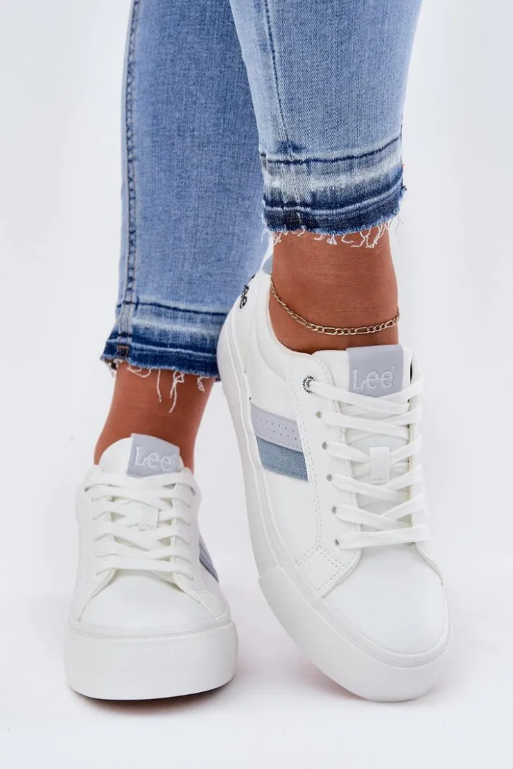 Lee Sneakersy Damskie*Sneakersy Damskie LAYLA WOMEN LOW 50251003 Białe Biały