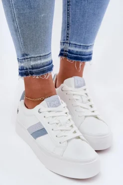 Lee Sneakersy Damskie*Sneakersy Damskie LAYLA WOMEN LOW 50251003 Białe Biały