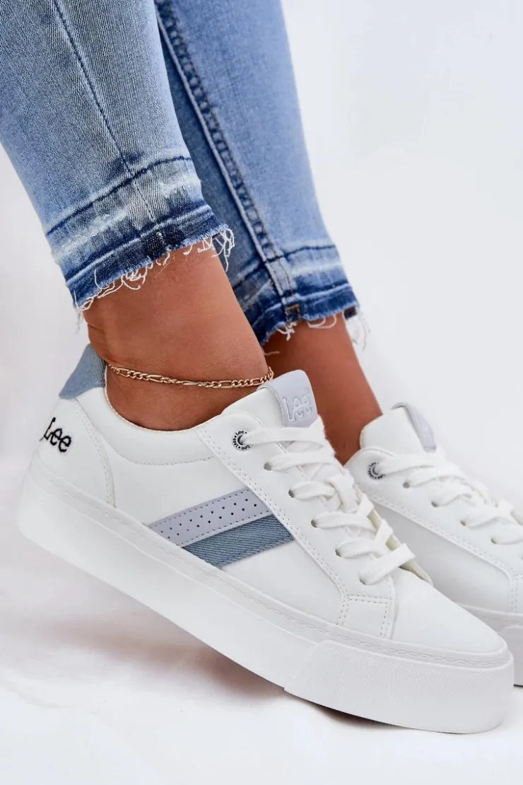 Lee Sneakersy Damskie*Sneakersy Damskie LAYLA WOMEN LOW 50251003 Białe Biały