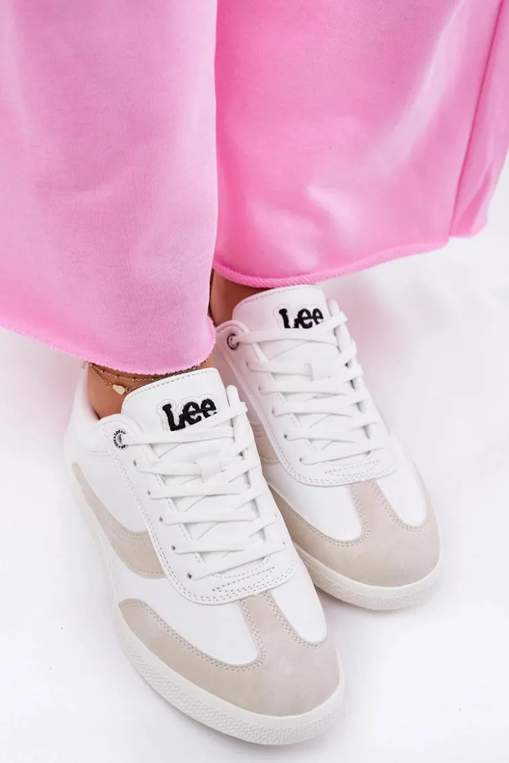 Lee Sneakersy Damskie*Sneakersy Damskie LIAN WOMEN LOW 50251005.1FG Białe Biały