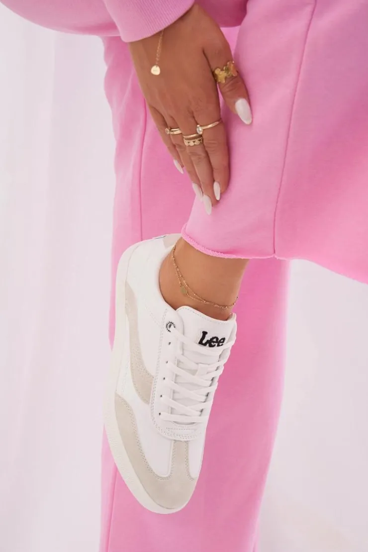 Lee Sneakersy Damskie*Sneakersy Damskie LIAN WOMEN LOW 50251005.1FG Białe Biały
