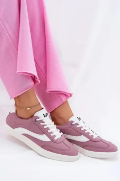 Best Lee Sneakersy Damskie LIAN WOMEN LOW 50251005.72G Fioletowe Fioletowy
