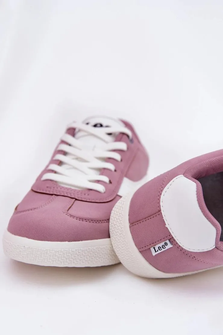 Best Lee Sneakersy Damskie LIAN WOMEN LOW 50251005.72G Fioletowe Fioletowy