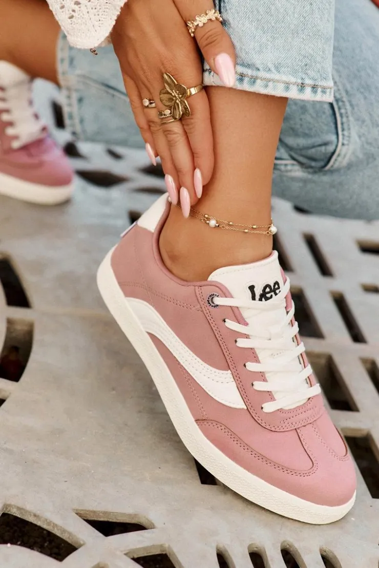 Best Lee Sneakersy Damskie LIAN WOMEN LOW 50251005.72G Fioletowe Fioletowy