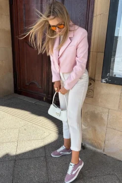 Best Lee Sneakersy Damskie LIAN WOMEN LOW 50251005.72G Fioletowe Fioletowy