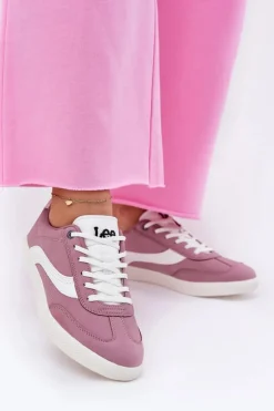 Best Lee Sneakersy Damskie LIAN WOMEN LOW 50251005.72G Fioletowe Fioletowy