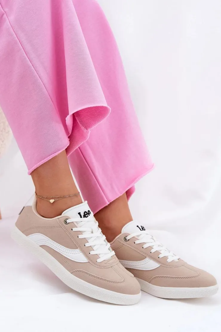 Lee Sneakersy Damskie*Sneakersy Damskie LIAN WOMEN LOW 50251005.33F Beżowe