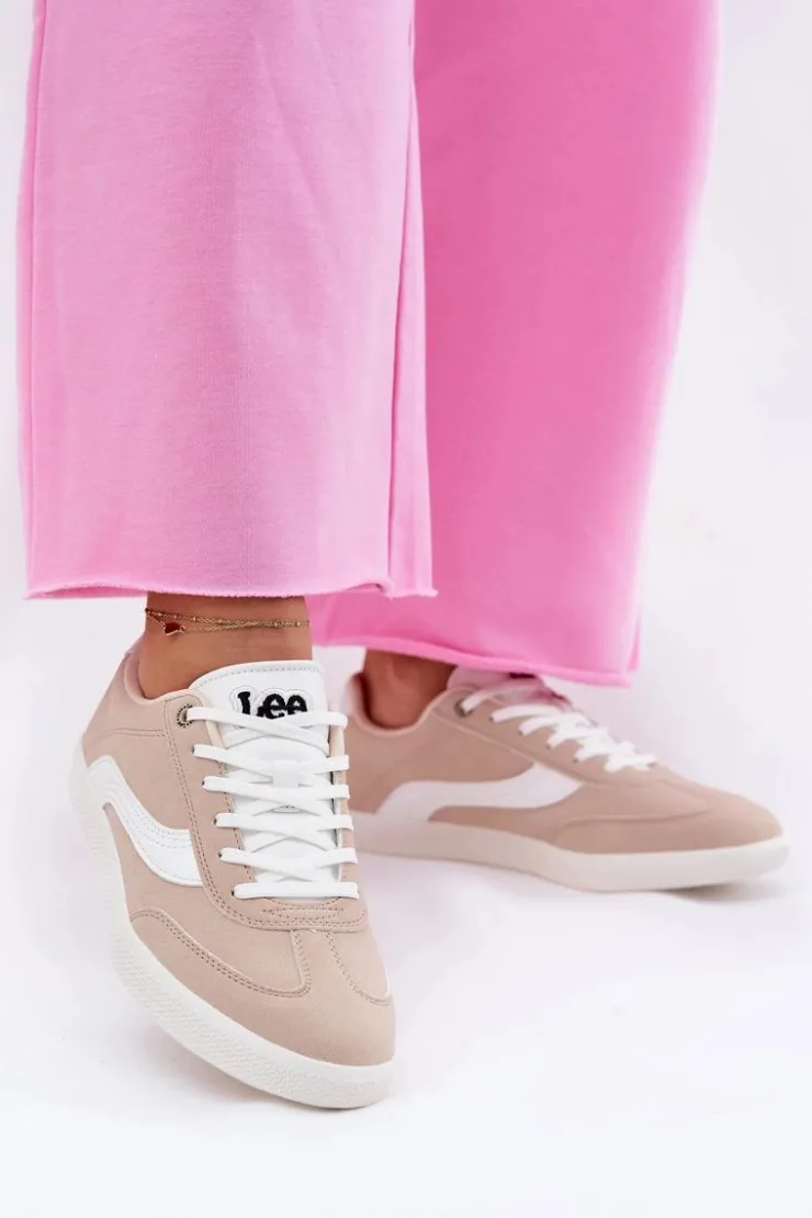 Lee Sneakersy Damskie*Sneakersy Damskie LIAN WOMEN LOW 50251005.33F Beżowe