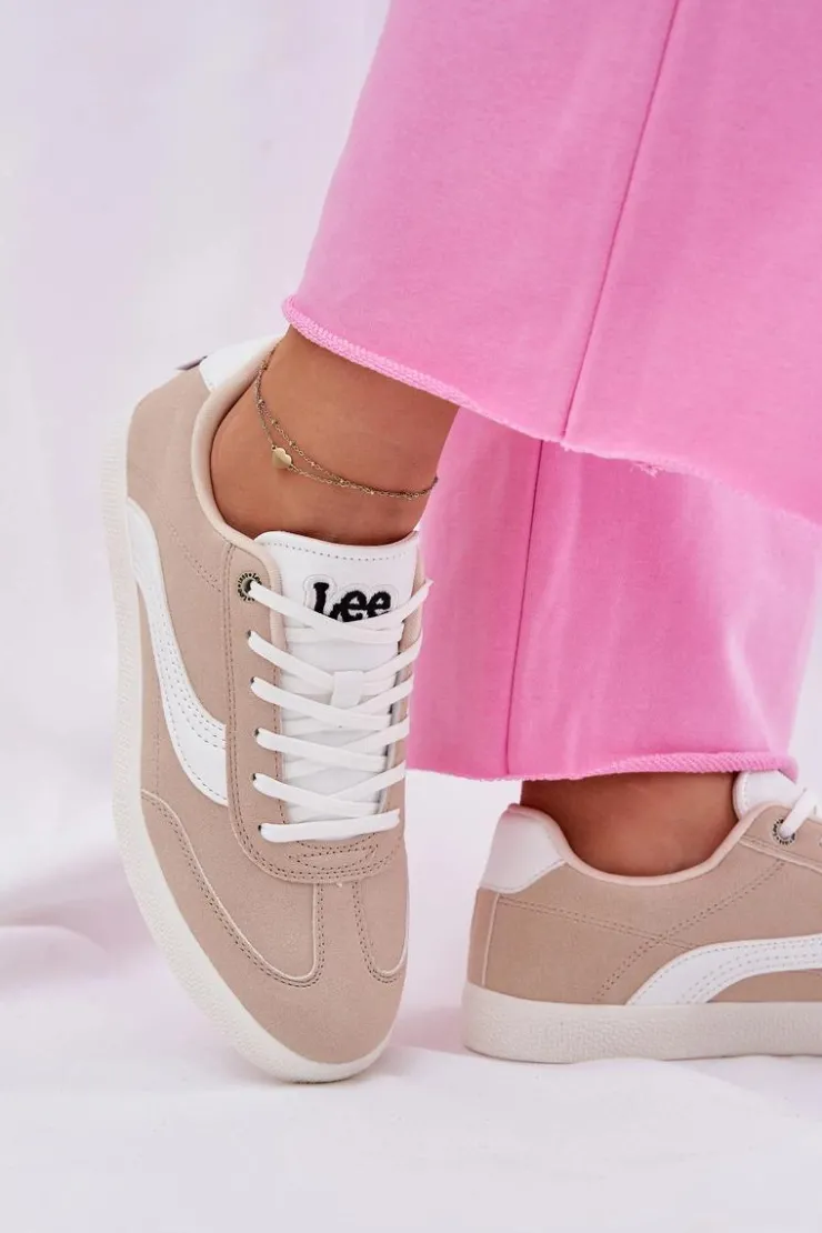 Lee Sneakersy Damskie*Sneakersy Damskie LIAN WOMEN LOW 50251005.33F Beżowe