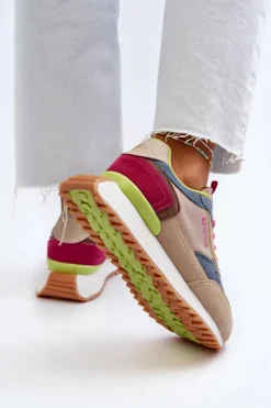 Damskie Big Star Shoes Sneakersy Damskie Memory Foam System Big Star NN274692 Multikolor