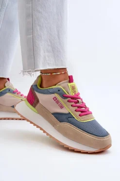 Damskie Big Star Shoes Sneakersy Damskie Memory Foam System Big Star NN274692 Multikolor