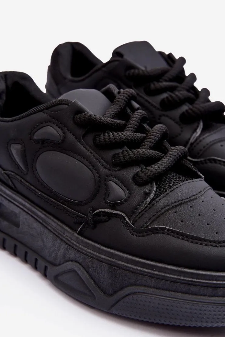 Boto Buty Sportowe Na Platformie|Sneakersy Damskie*Sneakersy Damskie Na Platformie Czarne Finos