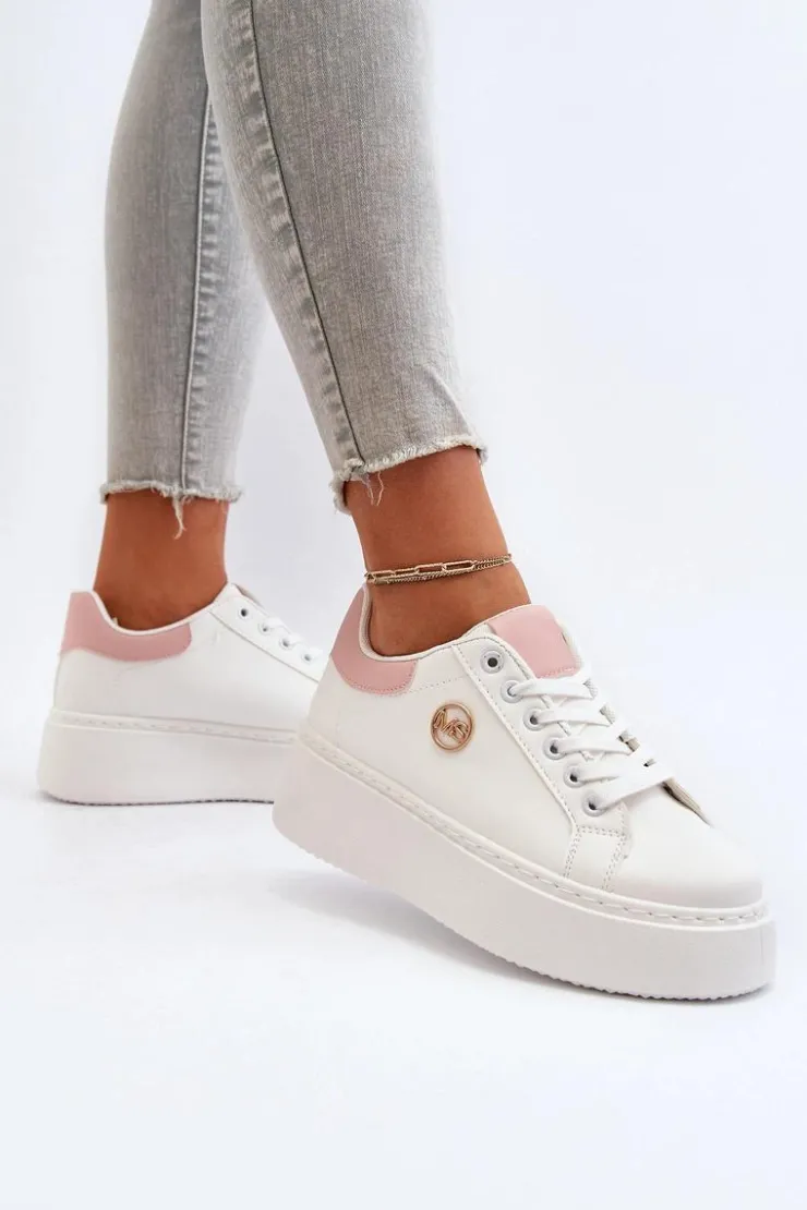 Boto Buty Sportowe Na Platformie|Sneakersy Damskie*Sneakersy Damskie Na Platformie Białe Eshen