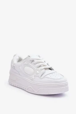 Boto Buty Sportowe Na Platformie|Sneakersy Damskie*Sneakersy Damskie Na Platformie Białe Finos