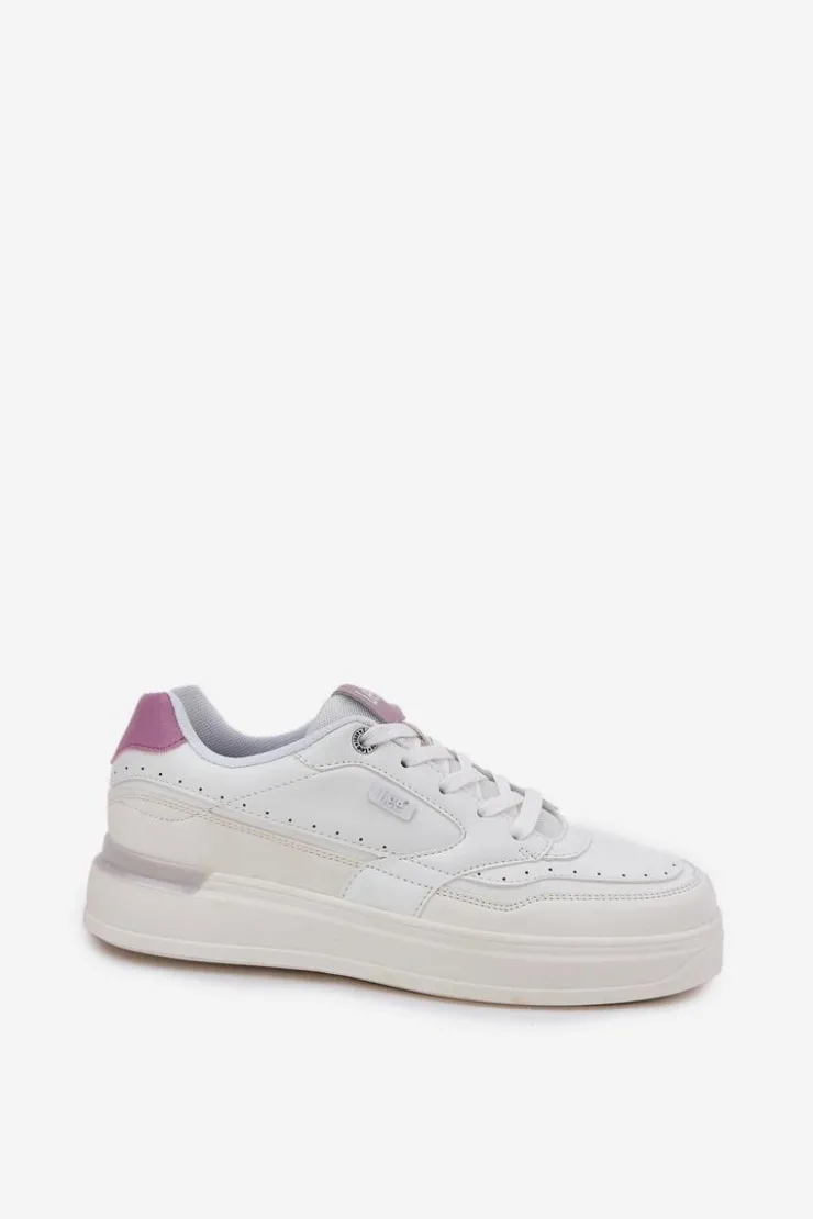 Lee Sneakersy Damskie*Sneakersy Damskie Na Platformie EMMA WOMEN LOW 50251014.00L Białe Biały