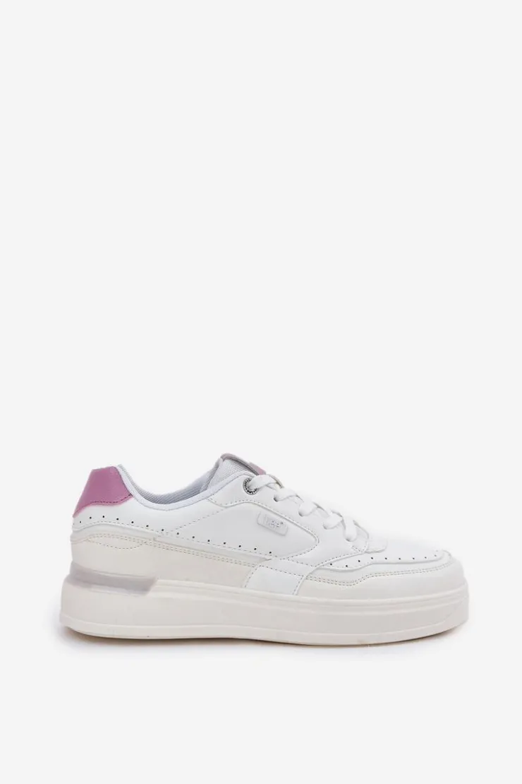 Lee Sneakersy Damskie*Sneakersy Damskie Na Platformie EMMA WOMEN LOW 50251014.00L Białe Biały