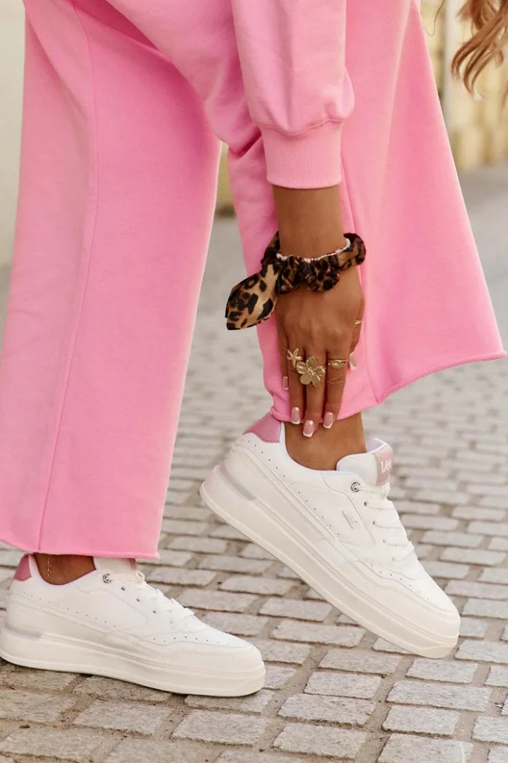 Lee Sneakersy Damskie*Sneakersy Damskie Na Platformie EMMA WOMEN LOW 50251014.00L Białe Biały