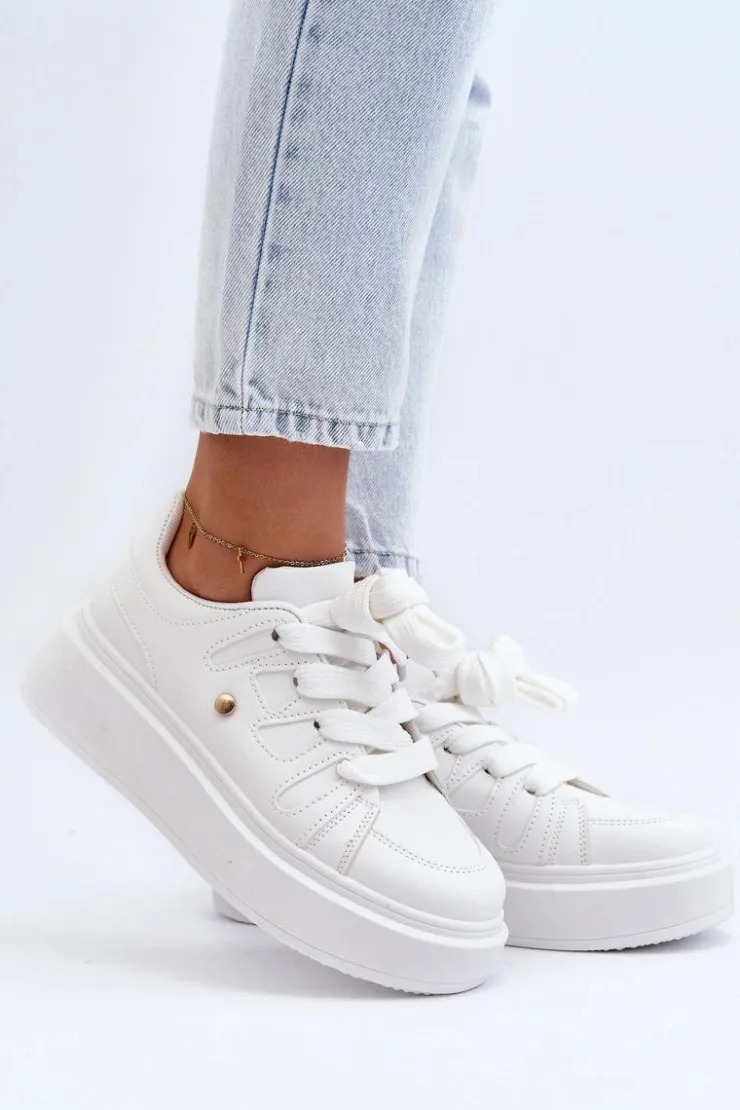 Boto Buty Sportowe Na Platformie|Sneakersy Damskie*Sneakersy Damskie Na Platformie Białe Asylia