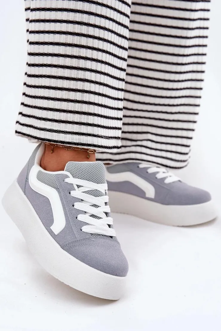Boto Buty Sportowe Na Platformie|Sneakersy Damskie*Sneakersy Damskie Na Platformie e Tellnira Niebieski
