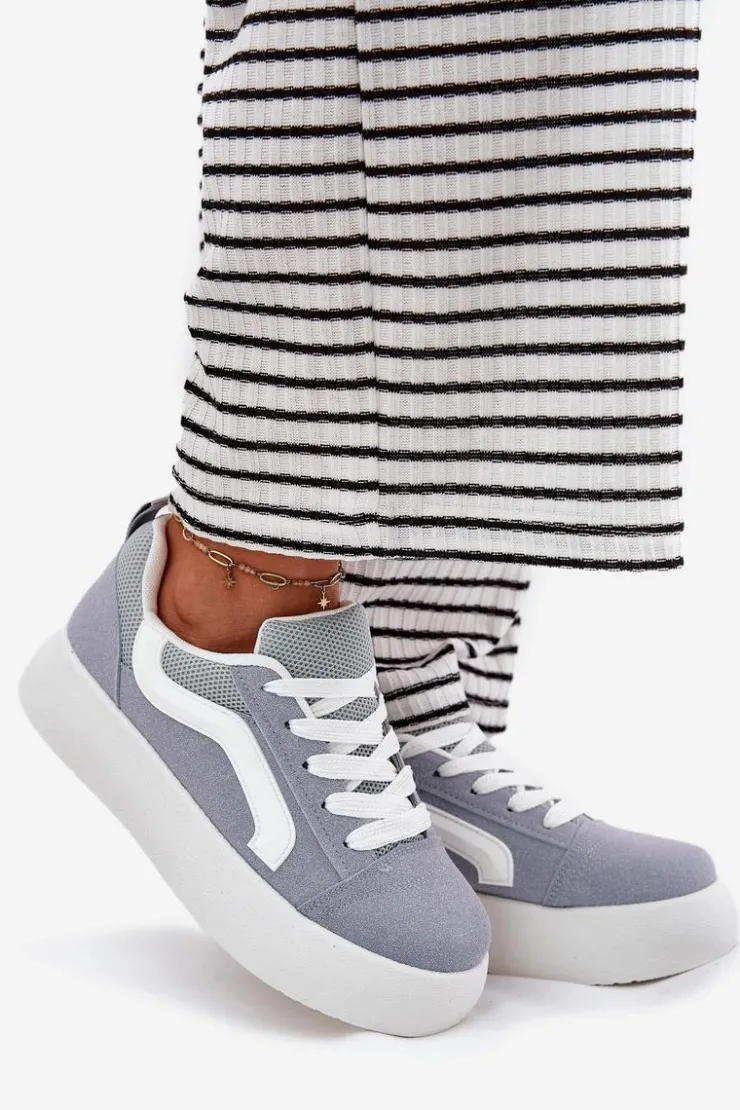 Boto Buty Sportowe Na Platformie|Sneakersy Damskie*Sneakersy Damskie Na Platformie e Tellnira Niebieski