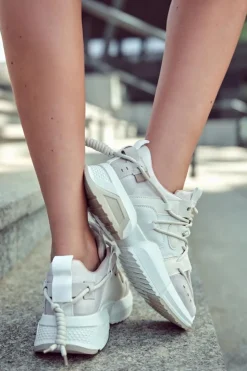 Clearance Boto Sneakersy Sportowe Buty Damskie Beżowe Someday Brązowy