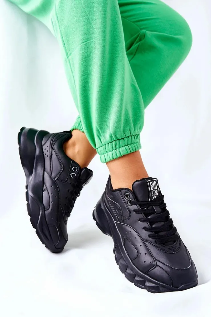 Big Star Shoes Buty Sportowe Na Platformie|Buty Sportowe Big Star*Sportowe Buty Big Star II274287 Czarne